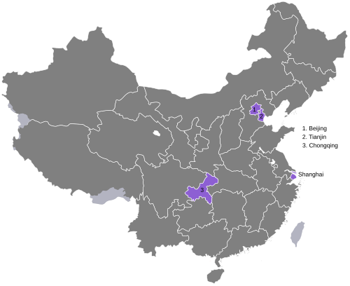 Municipalities of China